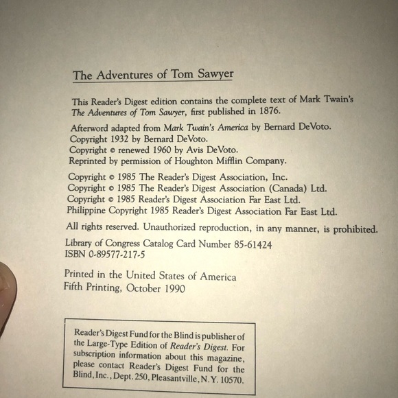 The Adventures of Tom Sawyer By Mark Twain , classic story of a great adventure - Picture 4 of 6